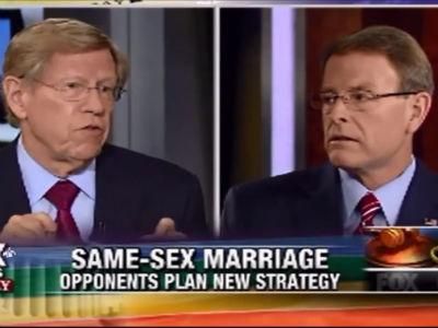 WATCH: Ted Olson Takes on Tony Perkins on 'Evil' Marriage Equality
