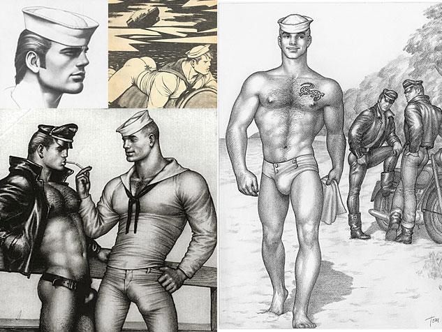 Sailors by Tom of Finland: Tom had a certain appreciation for a sailor&apos...