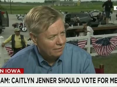 WATCH: Lindsey Graham Welcomes Republican Caitlyn Jenner, Wants Her Vote
