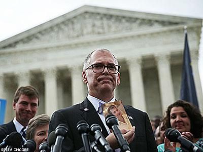 WATCH: Jim Obergefell's Heartfelt Reaction on the Steps of the Supreme Court
