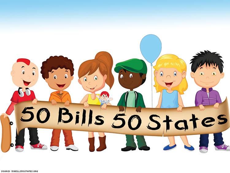 50 bills 50 states