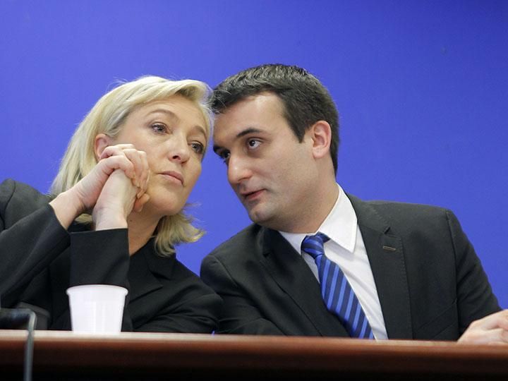 Marine Le Pen and Florian