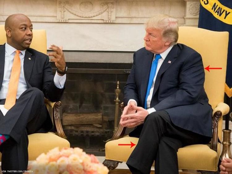 Photo Of President Trump Wearing A Mismatching Suit Has The Internet Cackling