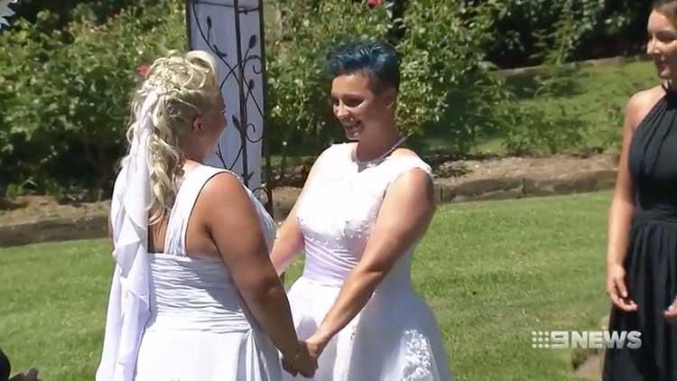 Two Female Couples Become First to Wed In Australia Under Marriage Equality photo