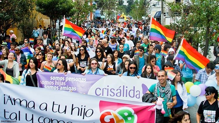 Ecuador demonstration