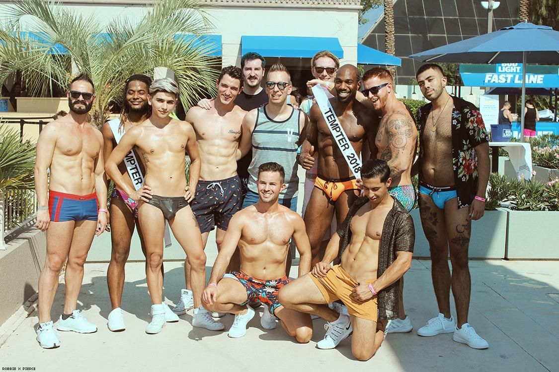 Trans pool party