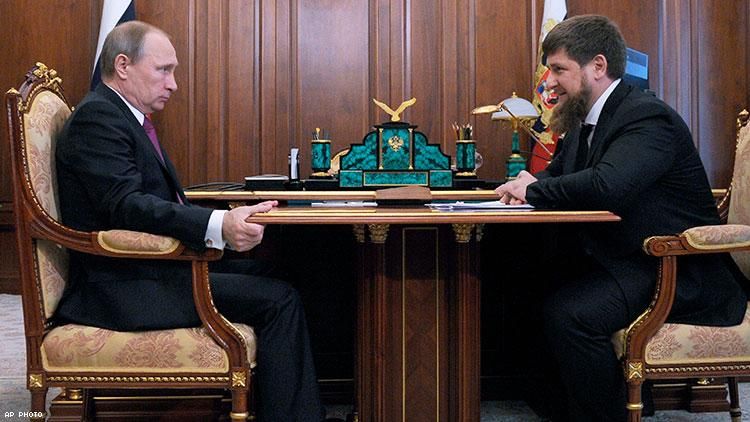 Putin and Kadyrov
