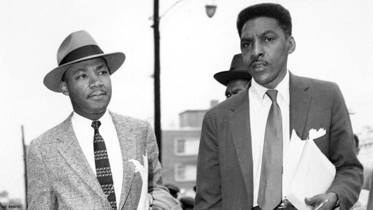 Martin Luther King Jr and Bayard Rustin
