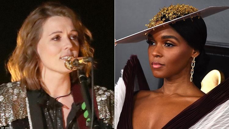 Brandi Carlile Sang to Janelle Monáe at the Grammys