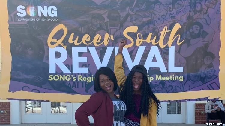 TLC@SONG Southern Regional Organizer Kayla Gore and TLC Organizing Program Associate Micky Bradford