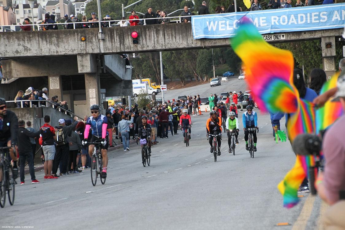 44 Pics of AIDS/LifeCycle Day One:Gus Kenworthy, Spandex, Strawberries