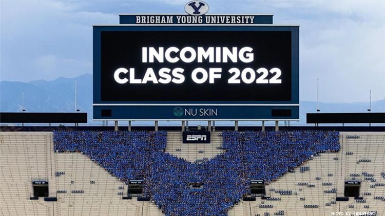 BYU welcome sign