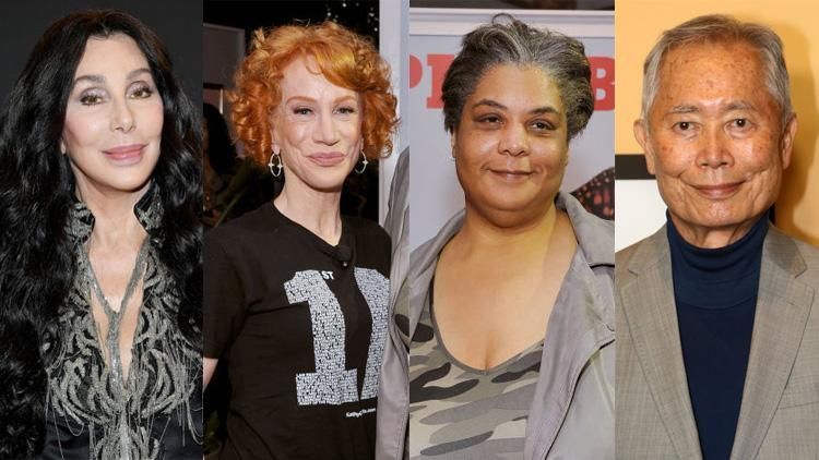 Cher, Kathy Griffin, Roxane Gay, and George Takei 