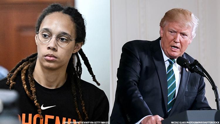 Brittney Griner and Donald Trump