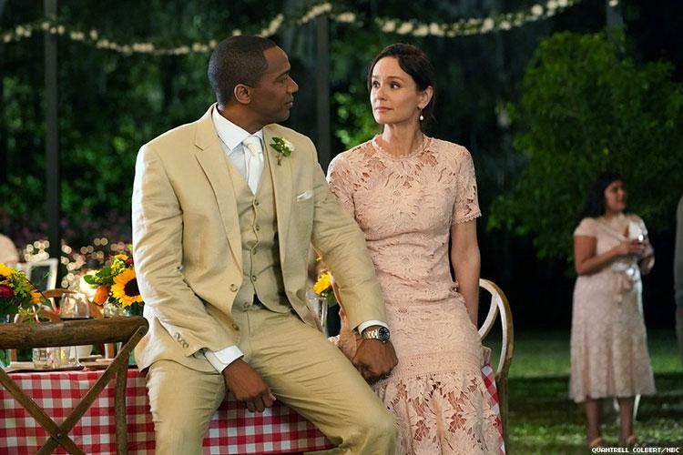 J. August Richards as Dr. Oliver Post and Sarah Wayne Callies as Robin Perry