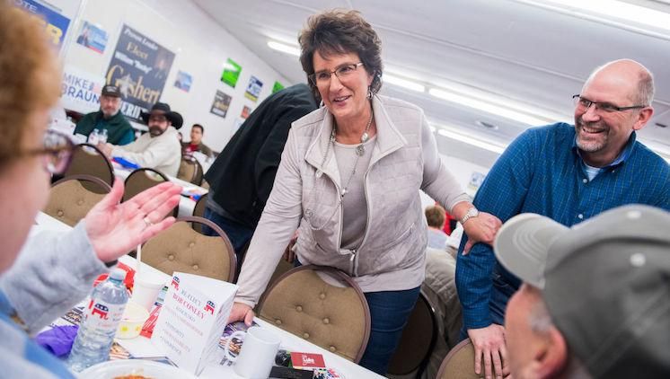 Jackie Walorski at a campaign stop