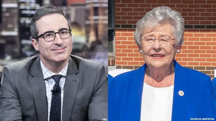 John Oliver and Kay Ivey