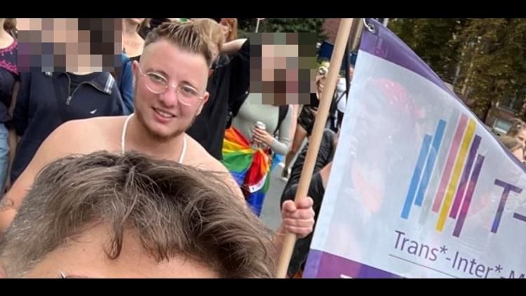Malte, a trans man who was killed in Munster, Germany at a Pride parade