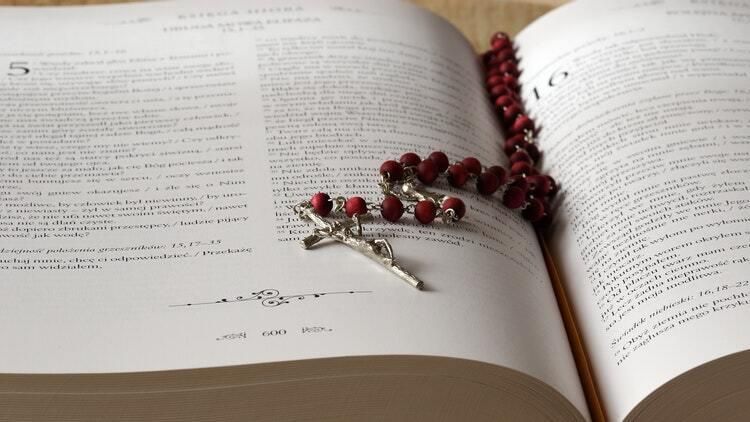 Book and rosary
