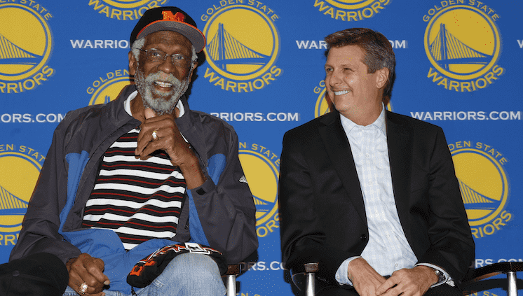 Bill Russell and Rick Welts