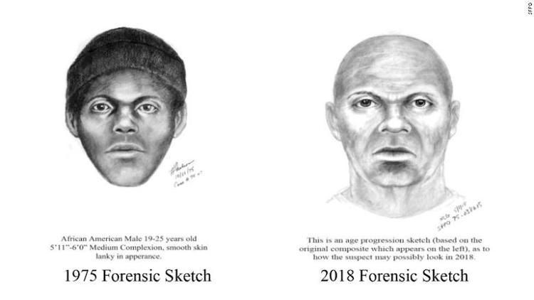 Sketches of what police believe the killer looks like