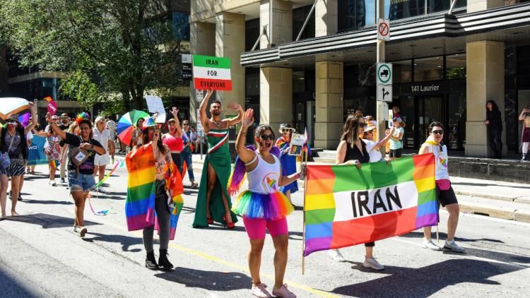 LGBTQ+ Iranians march in Ottawa Pride