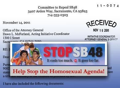 Effort to Kill Calif LGBT Education Act Ramps Up