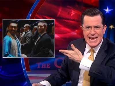 WATCH: Stephen Colbert Rants About Grammy Gay Weddings