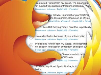 Homophobes Drop Mozilla's Firefox in Protest
