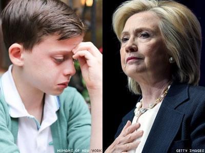 Clinton's Kind Words to Gay Kid 'Afraid' for His Future
