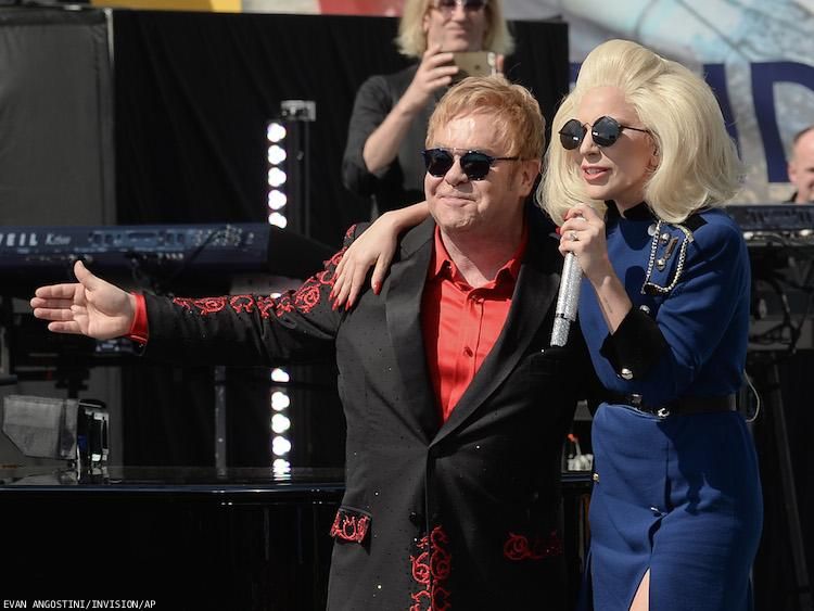 Elton John and Lady Gaga