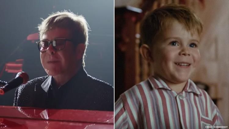 Elton John Christmas Ad Depicts His Life Through His Pianos