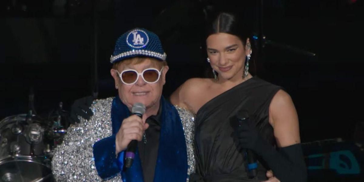 Elton John and Dua Lipa