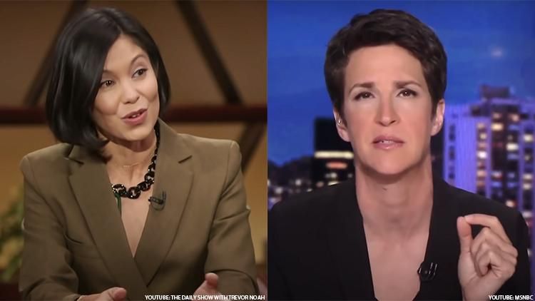 Alex Wagner and Rachel Maddow