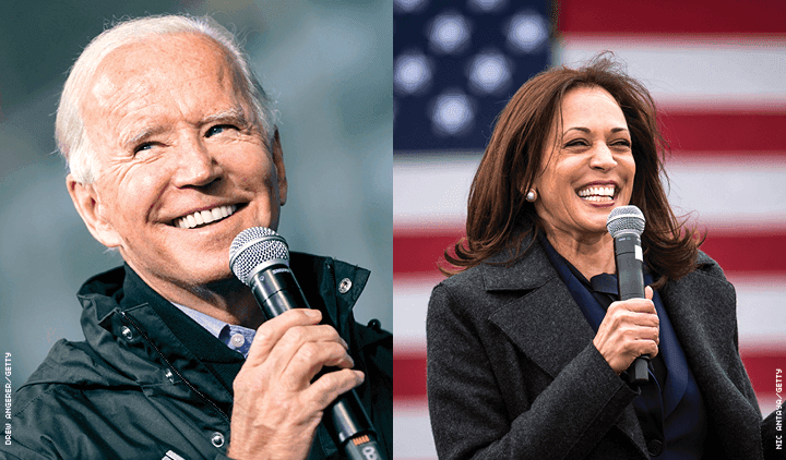 Joe Biden and Kamala Harris