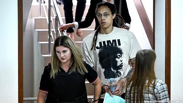 Brittney Griner in Moscow court