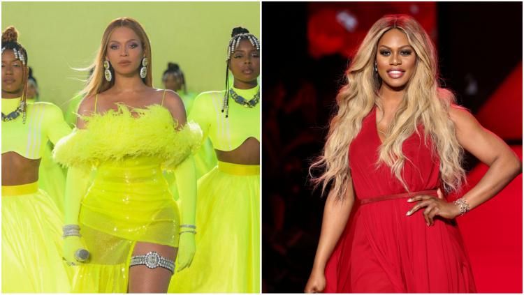 Beyonce and Laverne Cox