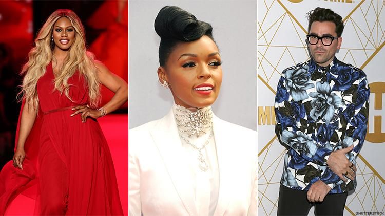 Laverne Cox, Janelle Monaoe, Dan Levy 