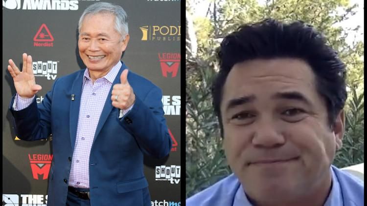 George Takei and Dean Cain 