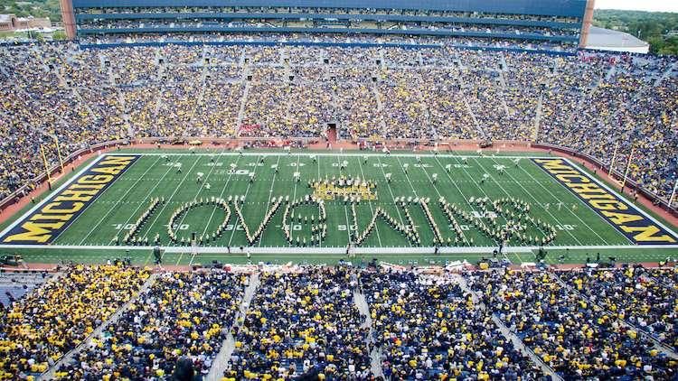 University of Michigan Halftime show