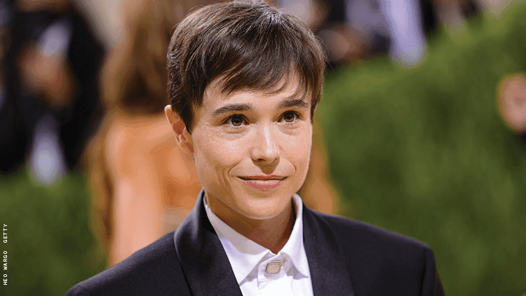 Elliot Page at the Met Gala