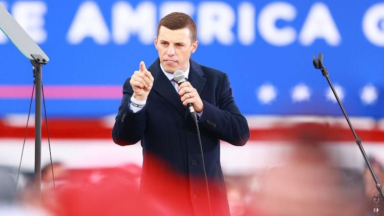 Lee Chatfield at Trump rally