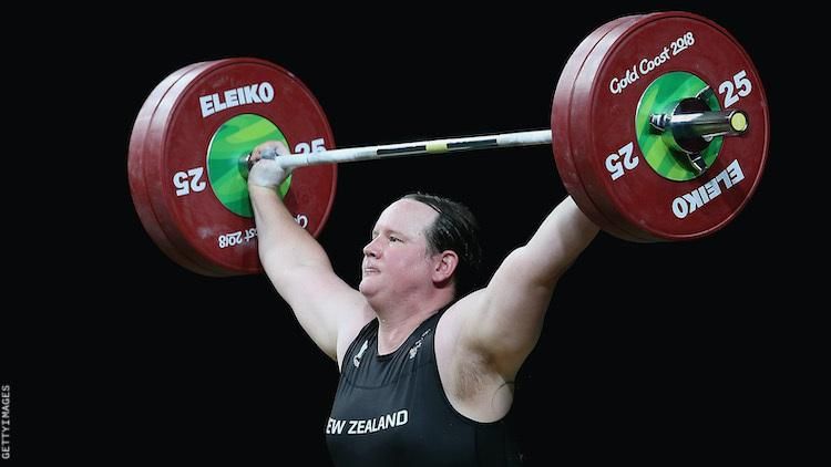 New Zealand weightlifter Laurel Hubbard.