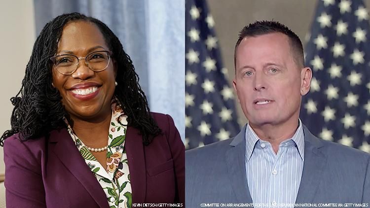Ketanji Brown Jackson and Richard Grenell