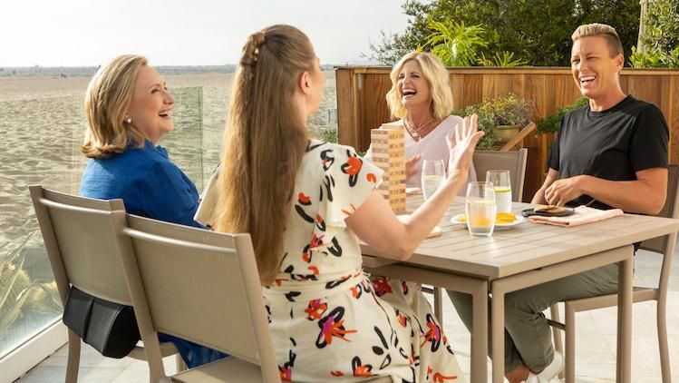 Hillary Clinton and Chelsea Clinton 