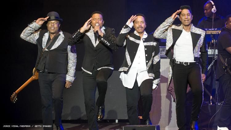 The Jacksons performing in 2018