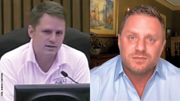 Ft. Worth City Councilman Joel Burns, ten years ago and today