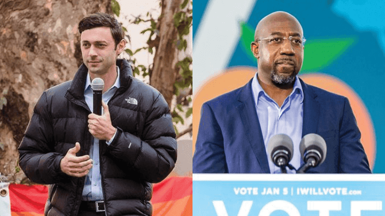 Jon Ossoff and Raphael Warnock