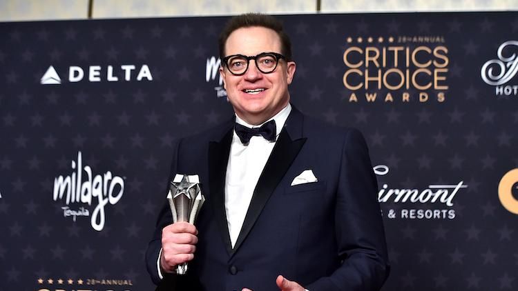 Brendan Fraser Wins Best Actor at Critics Choice Awards