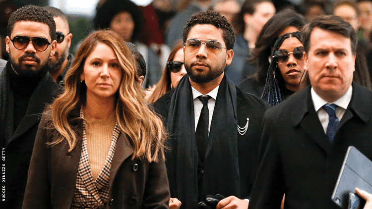 Jussie Smollett and his legal team